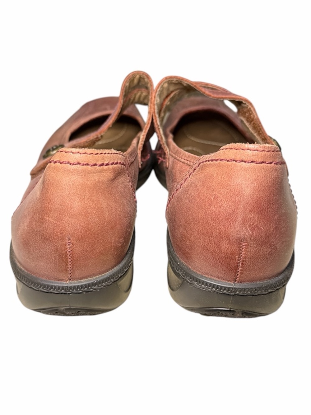 hotter Dusty Rose Leather Mary Jane Flats - Picture 3 of 10